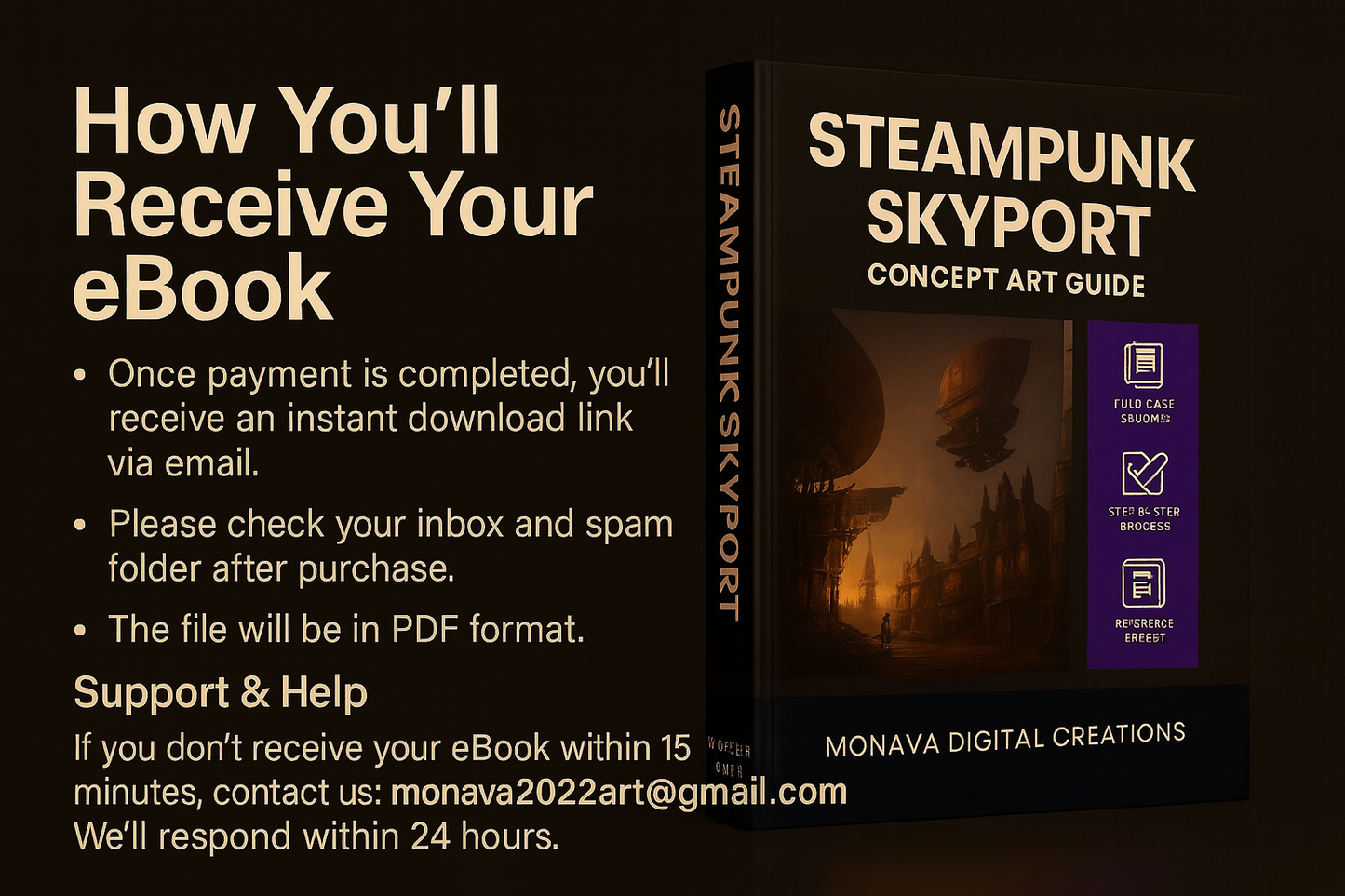 Steampunk Skyport: Concept Art Guide (eBook)
