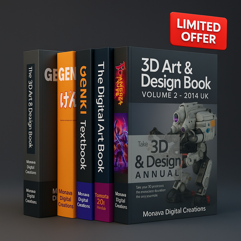3D Art & Design – 5 eBook Bundle (Limited Offer)