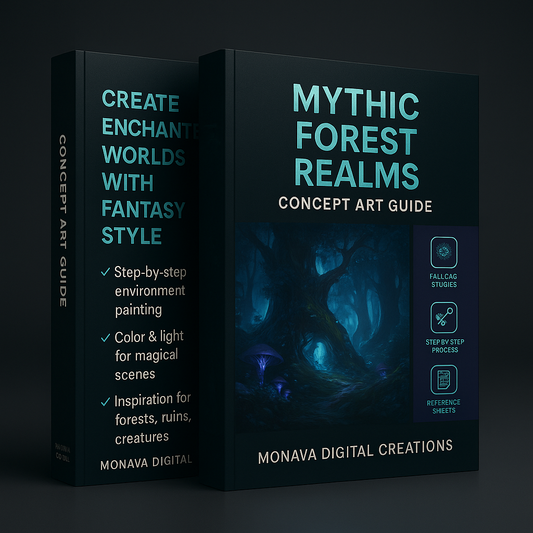 Mythic Forest Realms: Concept Art Guide (eBook)