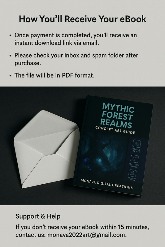 Mythic Forest Realms: Concept Art Guide (eBook)