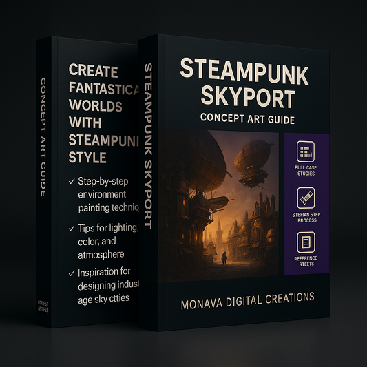 Steampunk Skyport: Concept Art Guide (eBook)